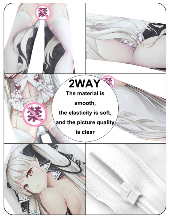 Buy Ganyu Hentai Waifu Pillow Onahole Body Pillow Split Legs Dakimakura