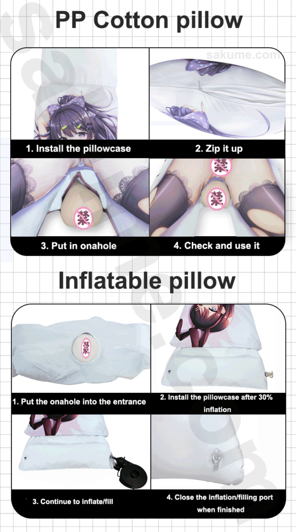 Buy Ganyu Hentai Waifu Pillow Onahole Body Pillow Split Legs Dakimakura